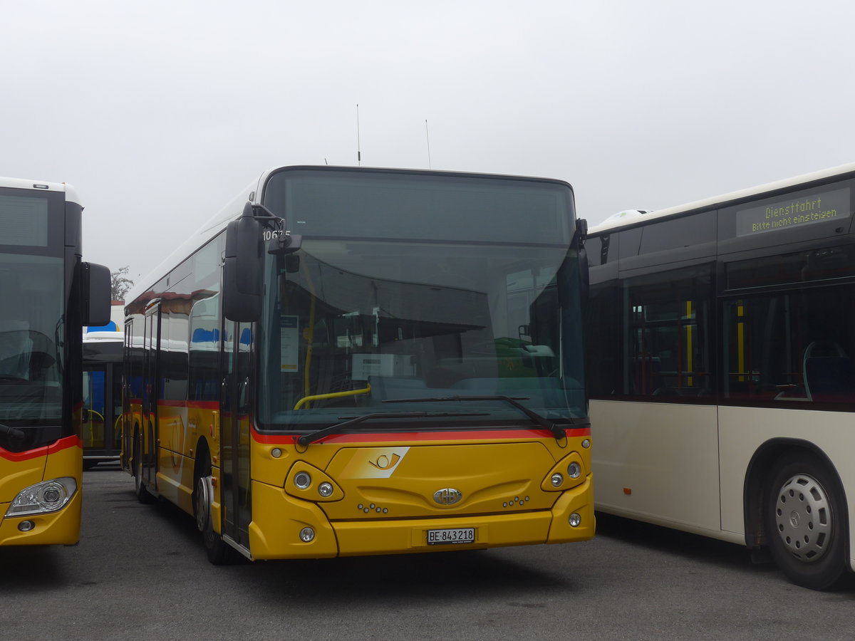 (222'890) - PostAuto Bern - Nr. 218/BE 843'218 - Heuliez am 29. November 2020 in Kerzers, Interbus