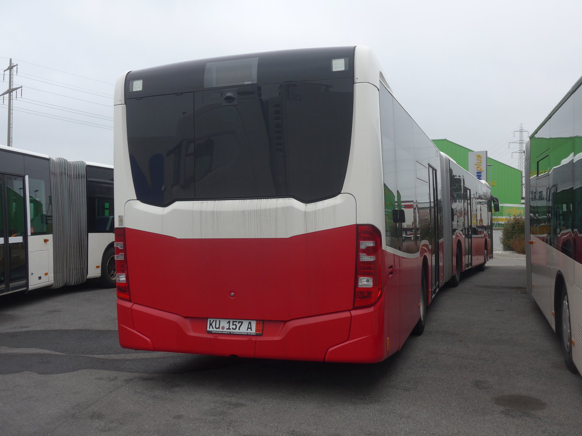 (222'903) - Interbus, Kerzers - KU 157 A - Mercedes (ex Gschwindl, A-Wien Nr. 8401) am 29. November 2020 in Kerzers, Interbus