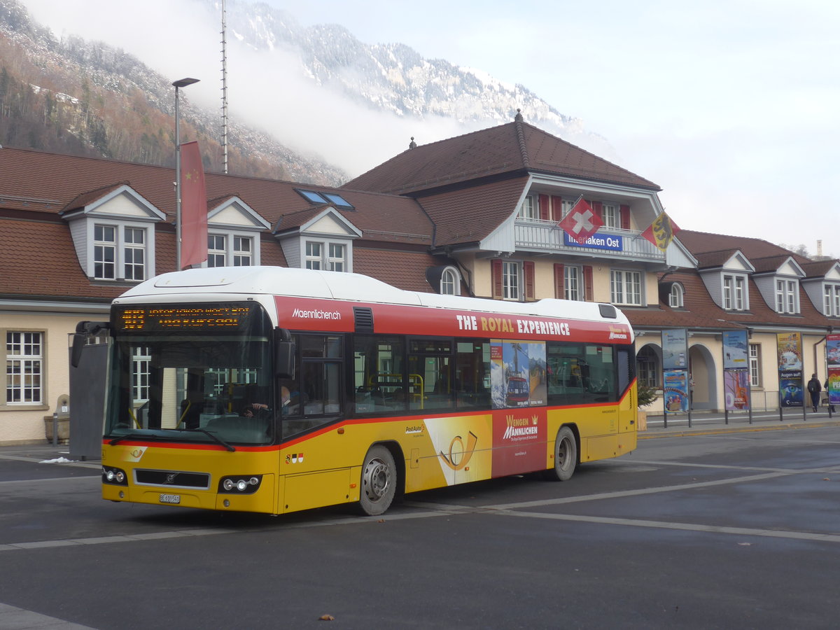 (222'972) - PostAuto Bern - BE 610'541 - Volvo am 8. Dezember 2020 beim Bahnhof Interlaken Ost