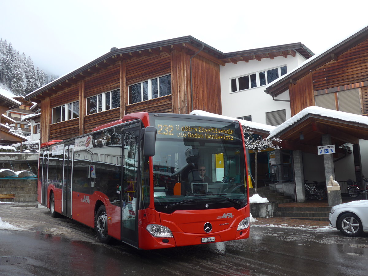 (223'007) - AFA Adelboden - Nr. 94/BE 26'974 - Mercedes am 13. Dezember 2020 in Adelboden, Busstation