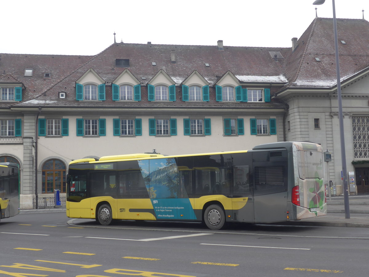 (223'274) - STI Thun - Nr. 178/BE 752'178 - Mercedes am 3. Januar 2021 beim Bahnhof Thun