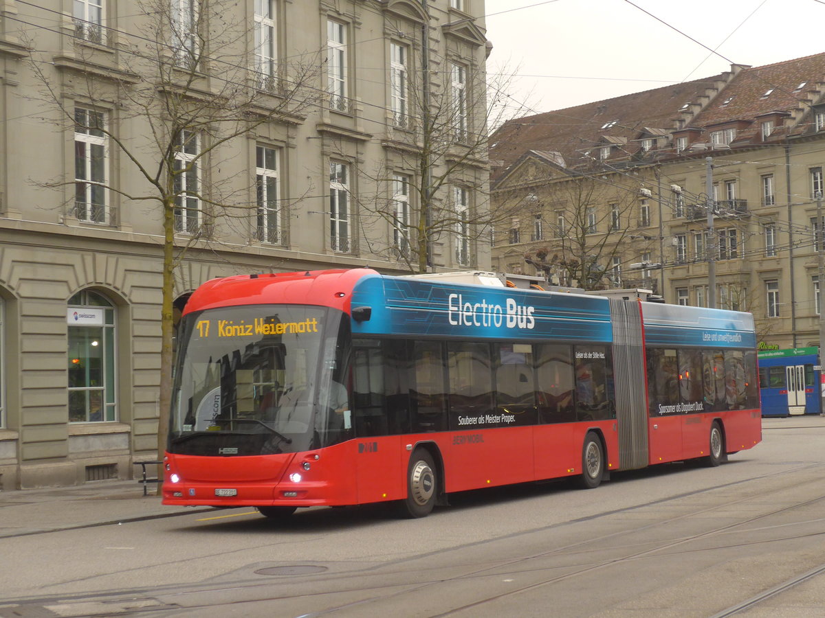 (223'386) - Bernmobil, Bern - Nr. 201/BE 722'201 - Hess am 6. Februar 2021 beim Bahnhof Bern