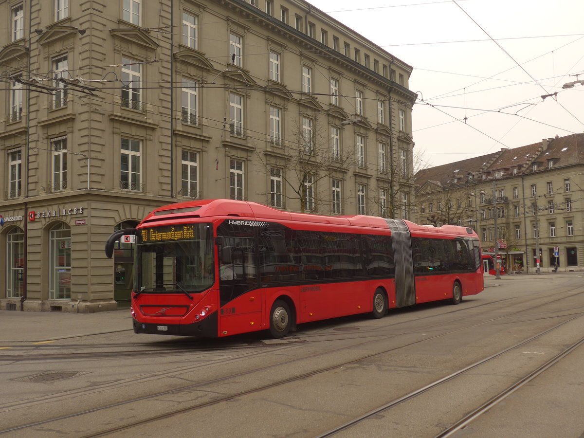 (223'407) - Bernmobil, Bern - Nr. 880/BE 832'880 - Volvo am 6. Februar 2021 beim Bahnhof Bern