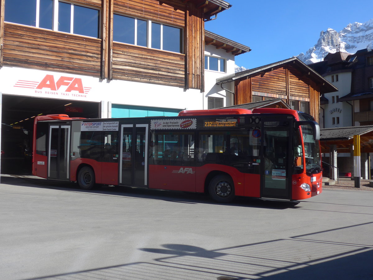 (223'586) - AFA Adelboden - Nr. 94/BE 26'974 - Mercedes am 17. Februar 2021 in Adelboden, Busstation