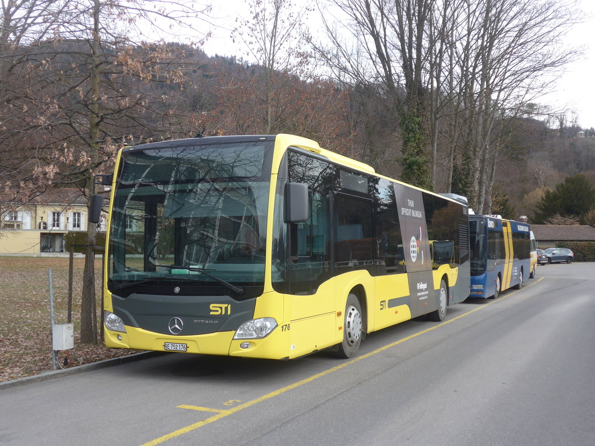 (223'621) - STI Thun - Nr. 176/BE 752'176 - Mercedes am 18. Februar 2021 bei der Schifflndte Thun