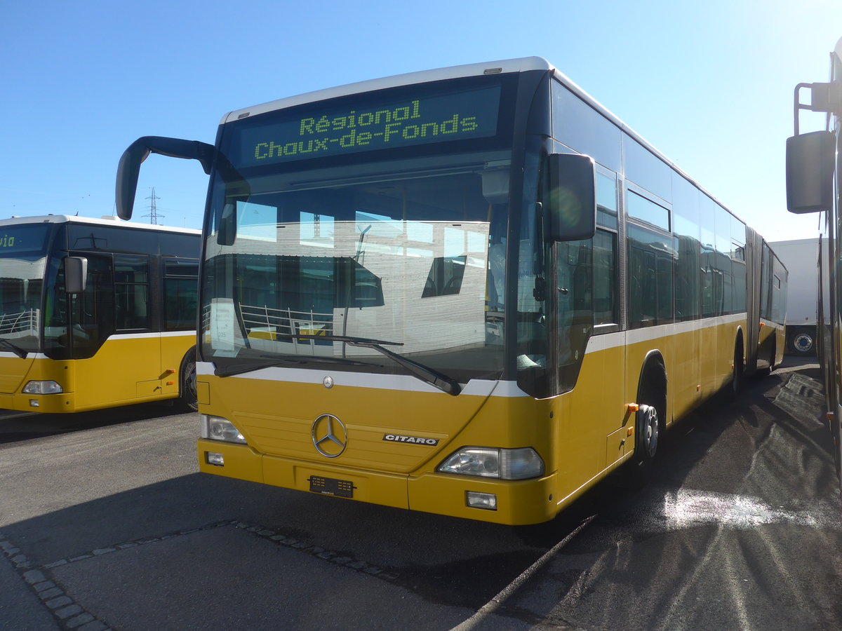 (223'668) - Interbus, Yverdon - Nr. 215 - Mercedes (ex BVB Basel Nr. 794; ex ASN Stadel Nr. 199) am 21. Februar 2021 in Kerzers, Interbus
