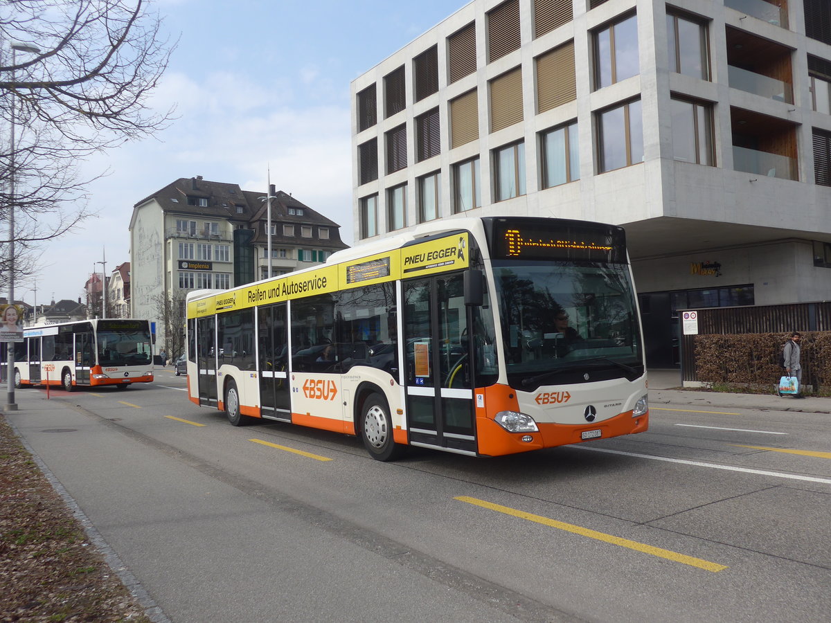 (223'931) - BSU Solothurn - Nr. 87/SO 172'087 - Mercedes am 4. Mrz 2021 beim Hauptbahnhof Solothurn