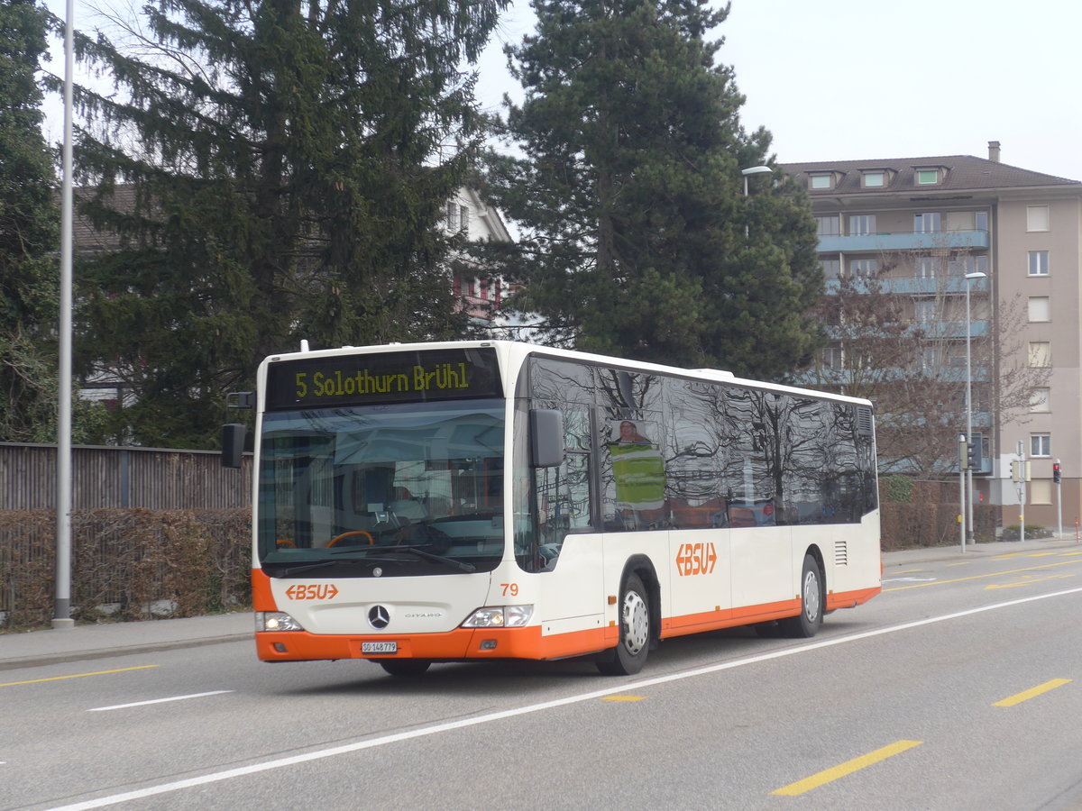 (223'943) - BSU Solothurn - Nr. 79/SO 148'779 - Mercedes am 4. Mrz 2021 beim Hauptbahnhof Solothurn