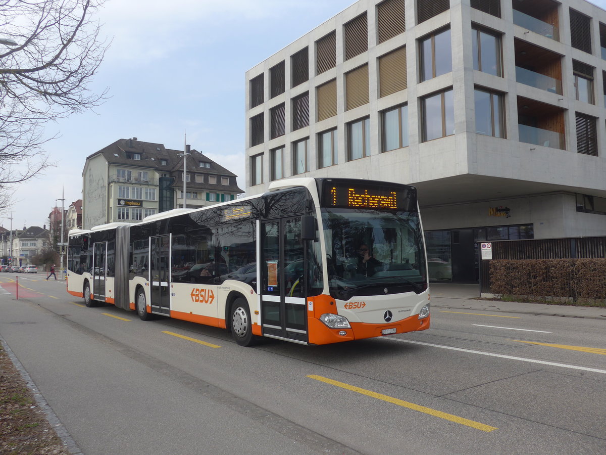 (223'945) - BSU Solothurn - Nr. 38/SO 172'038 - Mercedes am 4. Mrz 2021 beim Hauptbahnhof Solothurn