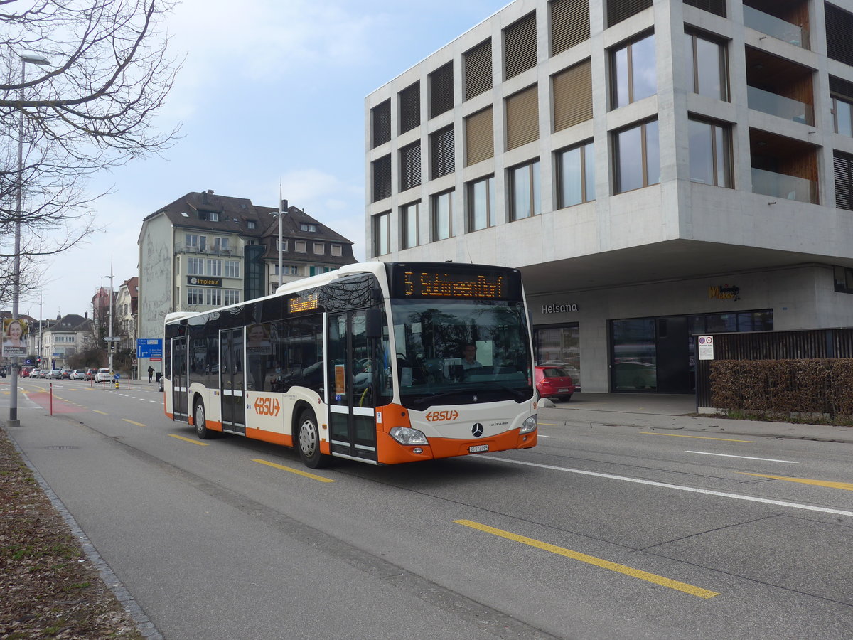(223'948) - BSU Solothurn - Nr. 95/SO 172'095 - Mercedes am 4. Mrz 2021 beim Hauptbahnhof Solothurn