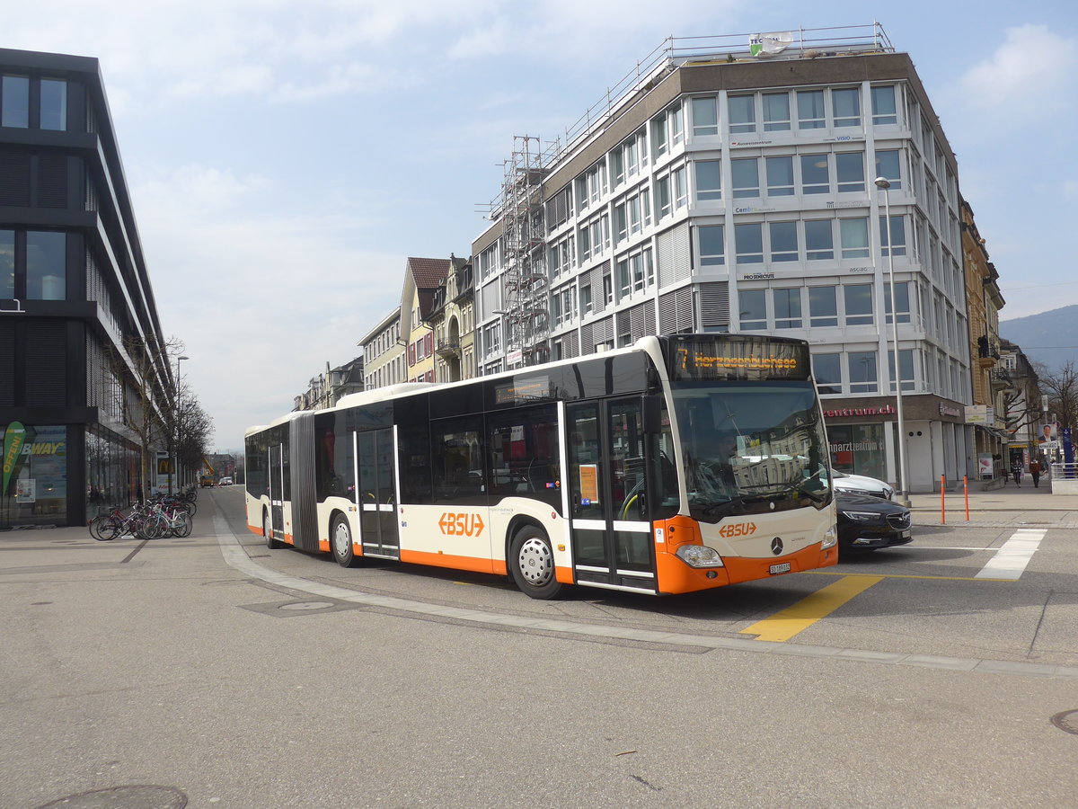 (223'954) - BSU Solothurn - Nr. 32/SO 189'032 - Mercedes am 4. Mrz 2021 beim Hauptbahnhof Solothurn