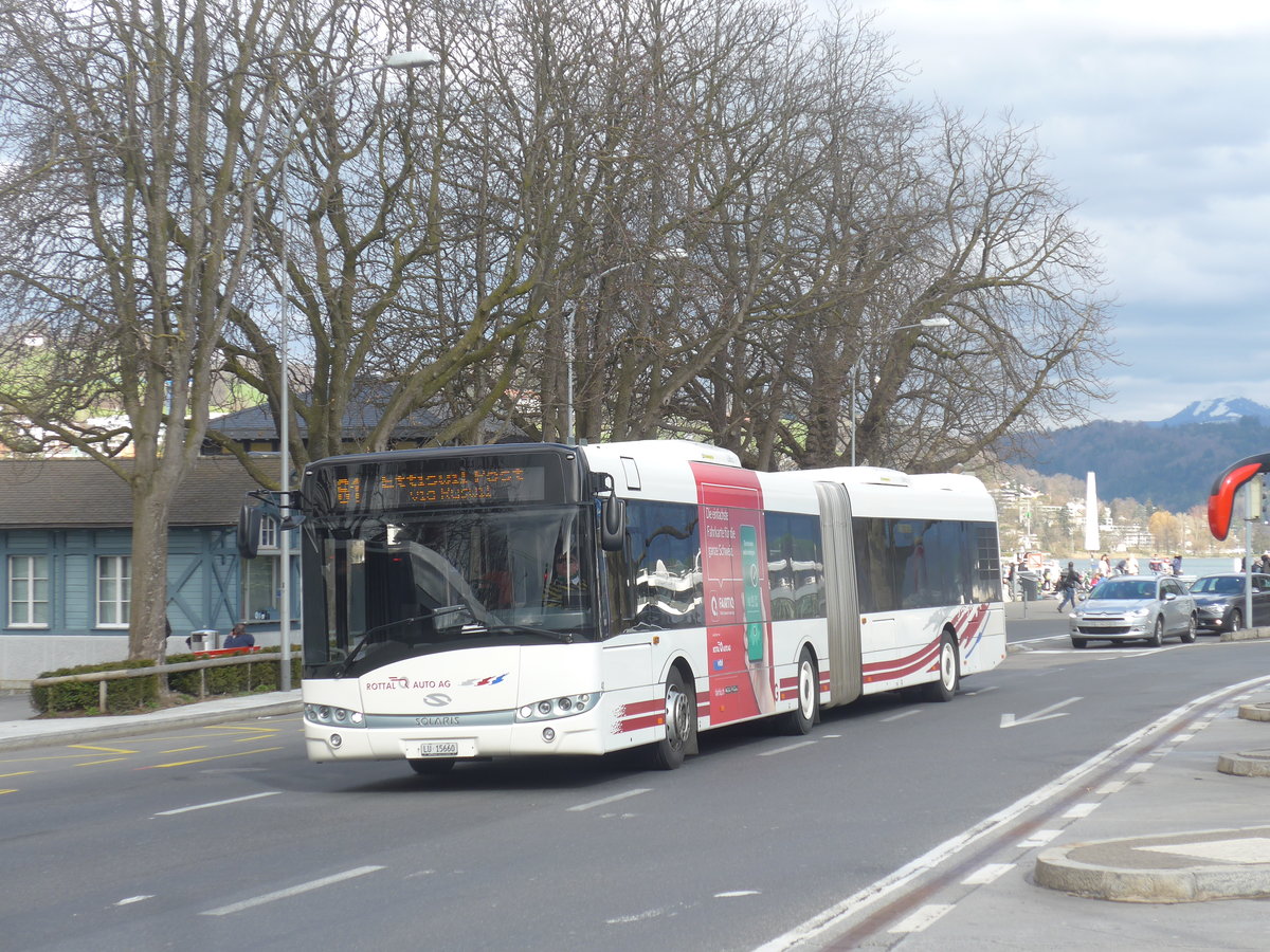 (224'453) - ARAG Ruswil - Nr. 42/LU 15'660 - Solaris am 27. Mrz 2021 beim Bahnhof Luzern