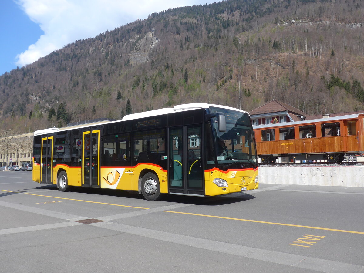 (225'202) - PostAuto Bern - BE 654'090 - Mercedes am 21. April 2021 beim Bahnhof Interlaken Ost