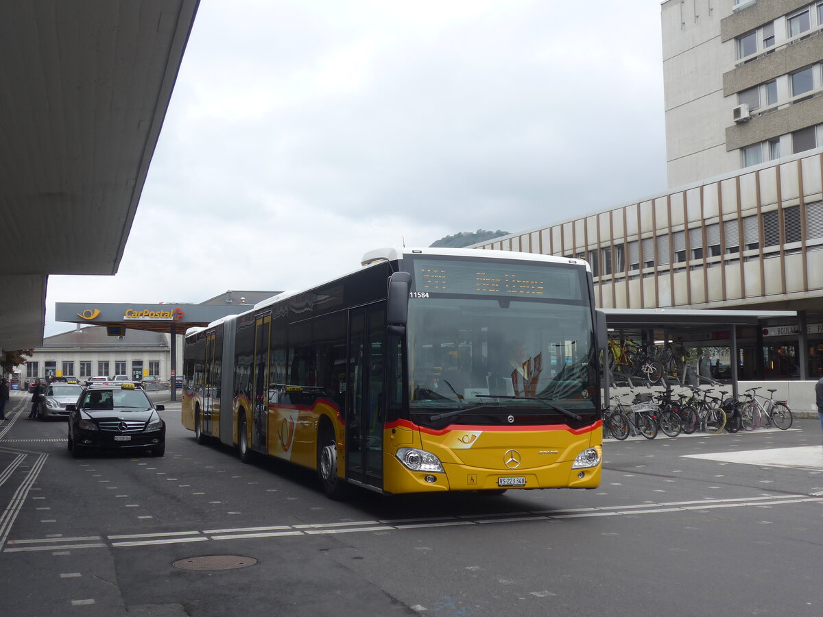 (225'408) - Buchard, Leytron - VS 223'348 - Mercedes am 1. Mai 2021 beim Bahnhof Sion