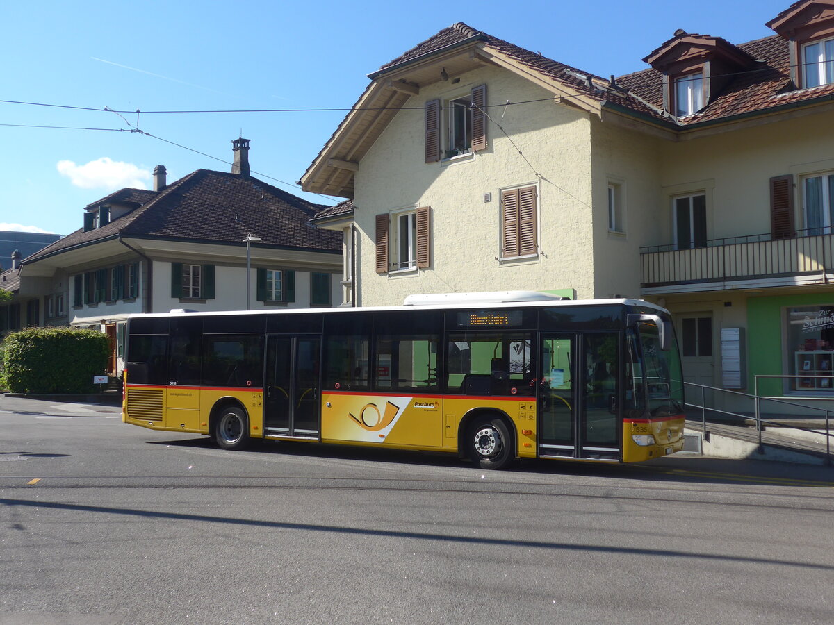 (225'852) - PostAuto Bern - Nr. 535/BE 734'535 - Mercedes am 13. Juni 2021 beim Bahnhof Worb Dorf