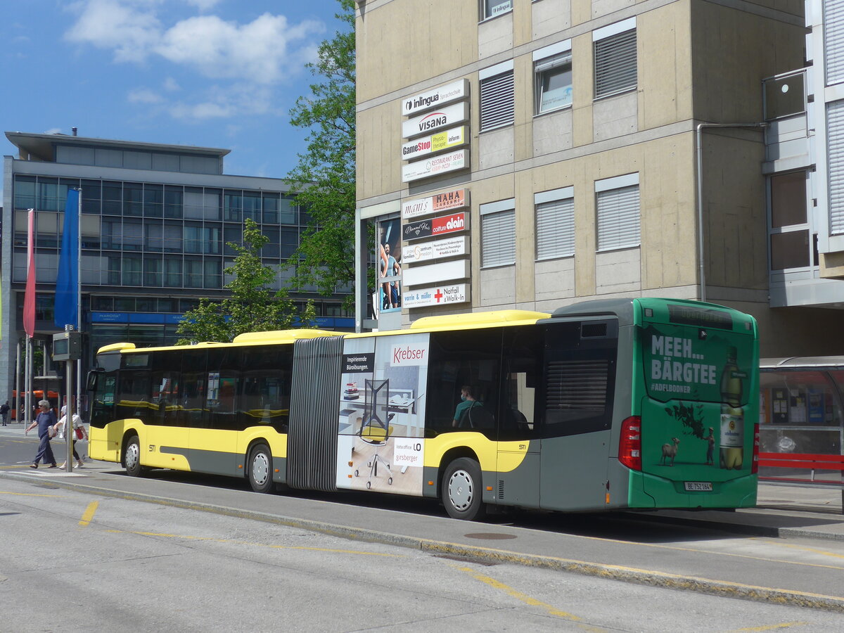 (225'883) - STI Thun - Nr. 164/BE 752'164 - Mercedes am 13. Juni 2021 beim Bahnhof Thun