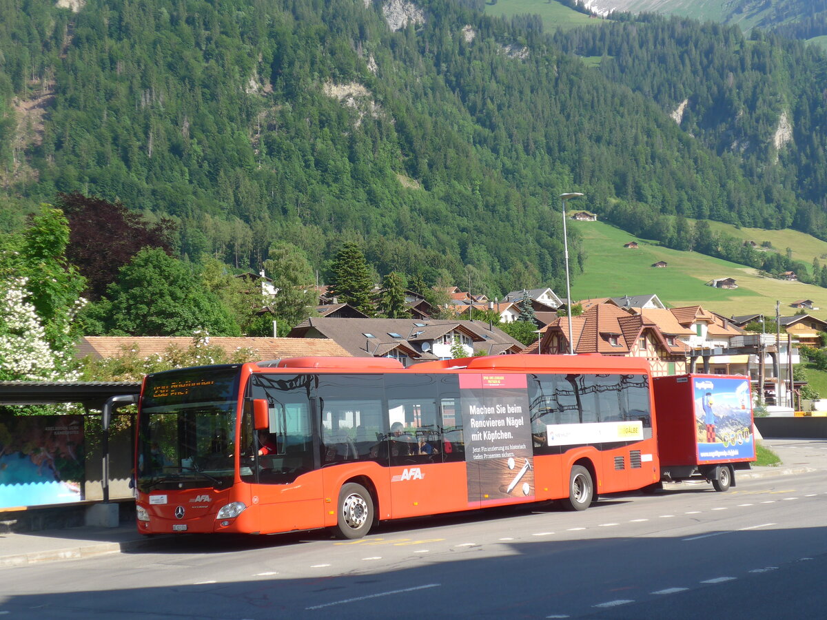 (225'903) - AFA Adelboden - Nr. 96/BE 823'926 - Mercedes am 16. Juni 2021 beim Bahnhof Frutigen
