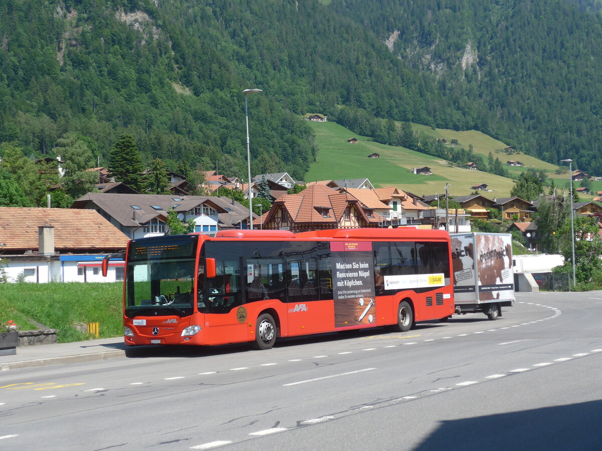 (225'928) - AFA Adelboden - Nr. 97/BE 823'927 - Mercedes am 16. Juni 2021 beim Bahnhof Frutigen
