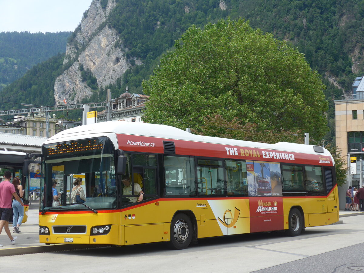 (226'057) - PostAuto Bern - BE 610'541 - Volvo am 27. Juni 2021 beim Bahnhof Interlaken West