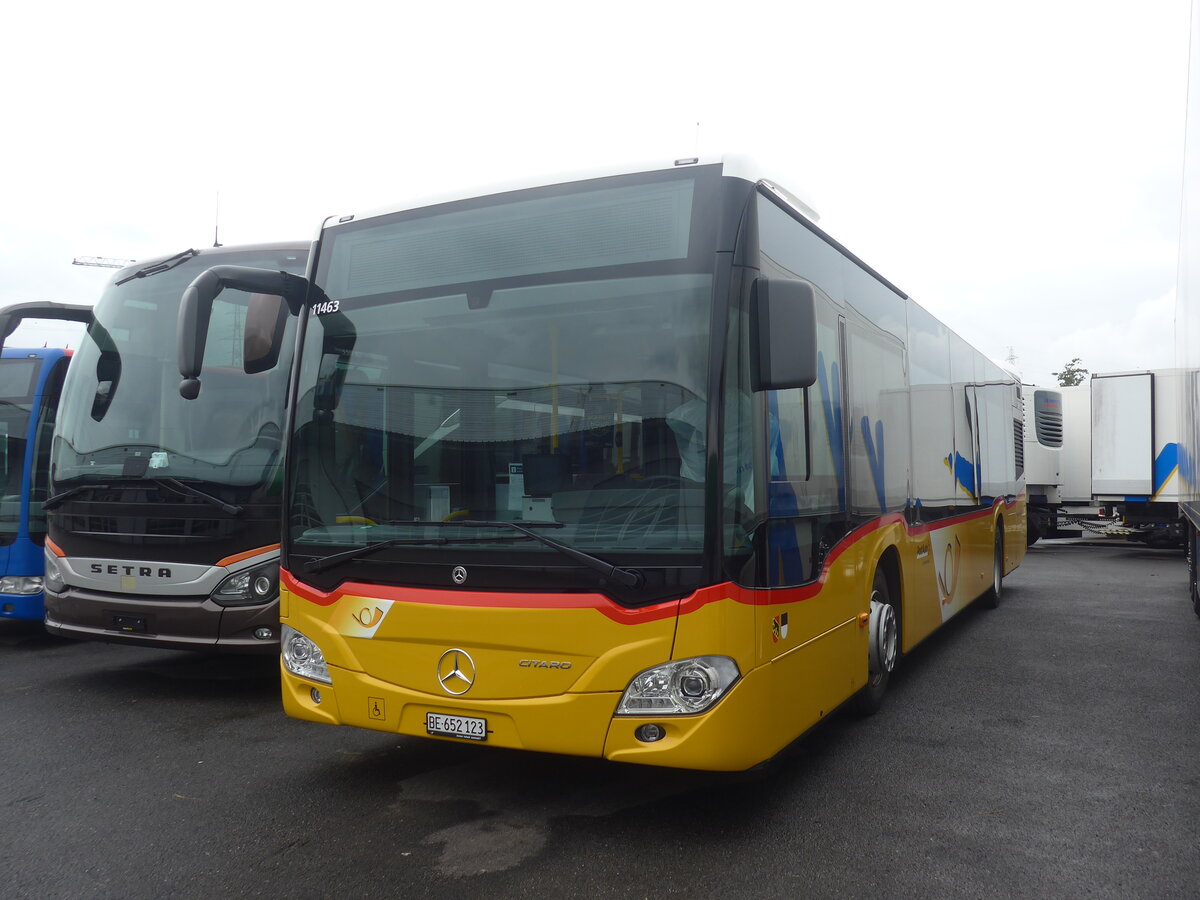 (226'183) - PostAuto Bern - Nr. 9/BE 652'123 - Mercedes am 4. Juli 2021 in Kerzers, Interbus