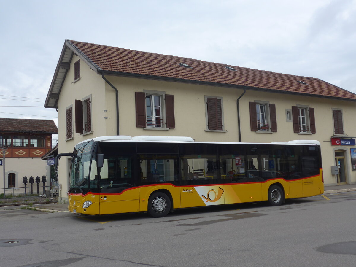 (226'201) - Wieland, Murten - Nr. 118/FR 300'595 - Mercedes am 4. Juli 2021 beim Bahnhof Kerzers
