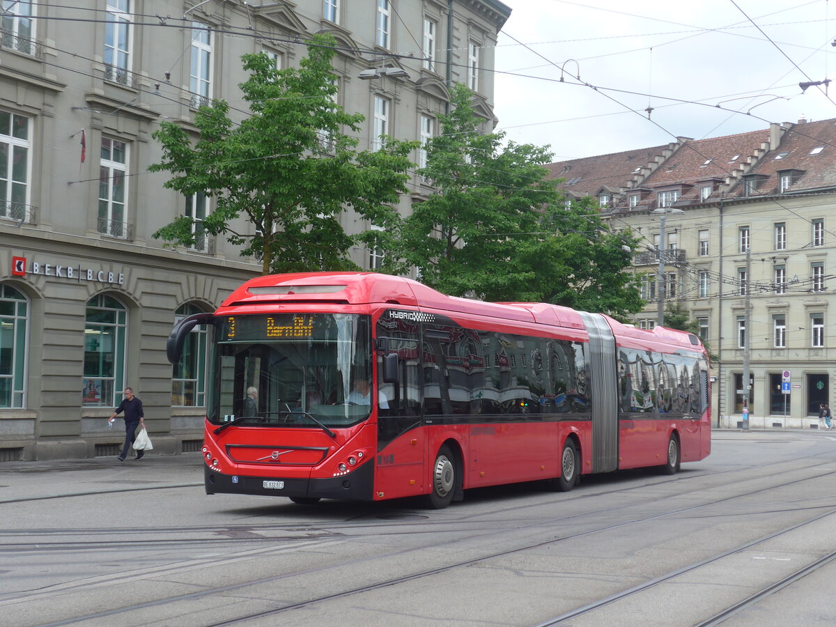 (226'345) - Bernmobil, Bern - Nr. 873/BE 832'873 - Volvo am 11. Juli 2021 beim Bahnhof Bern