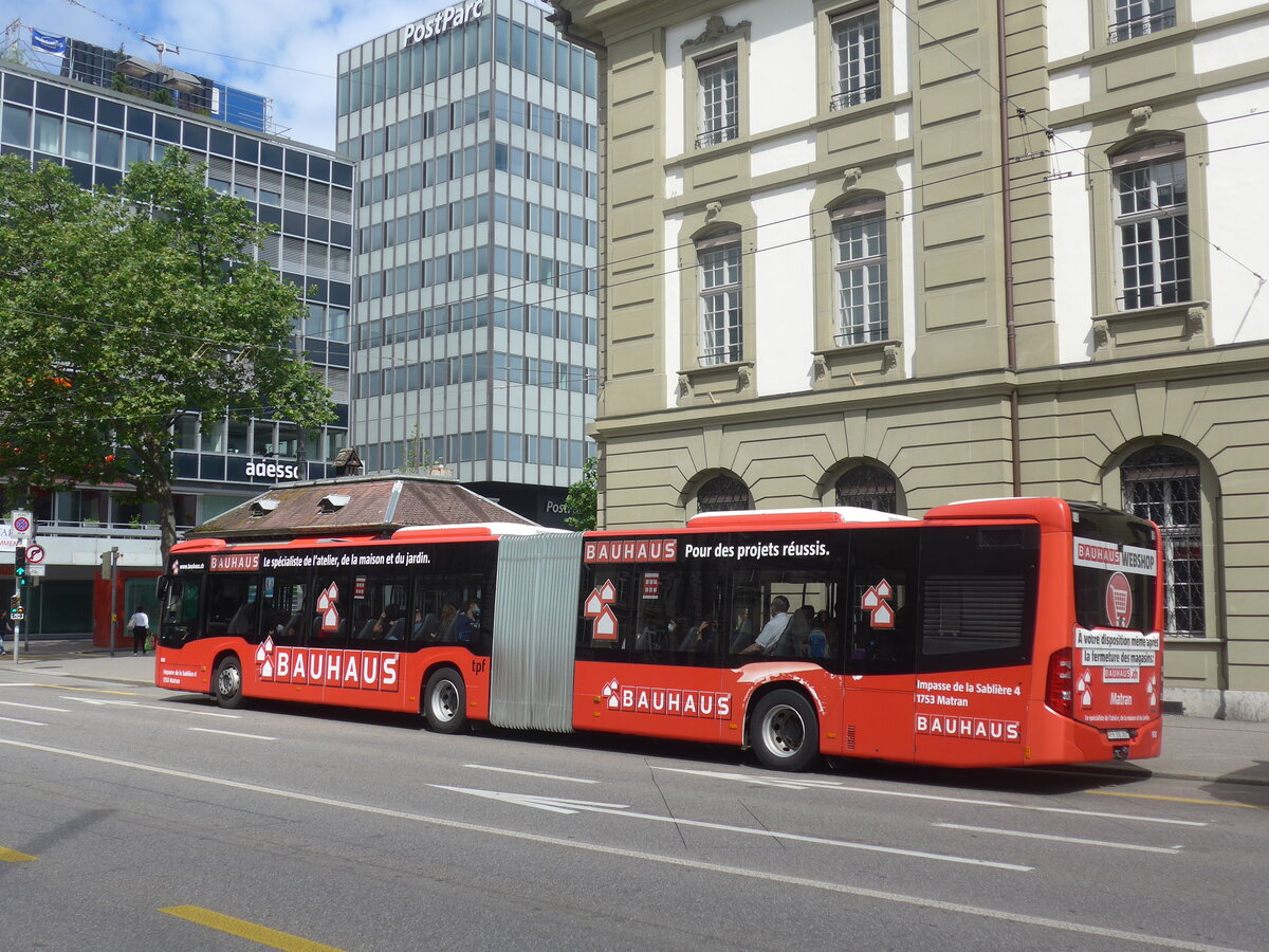 (226'351) - TPF Fribourg - Nr. 108/FR 300'368 - Mercedes am 11. Juli 2021 beim Bahnhof Bern