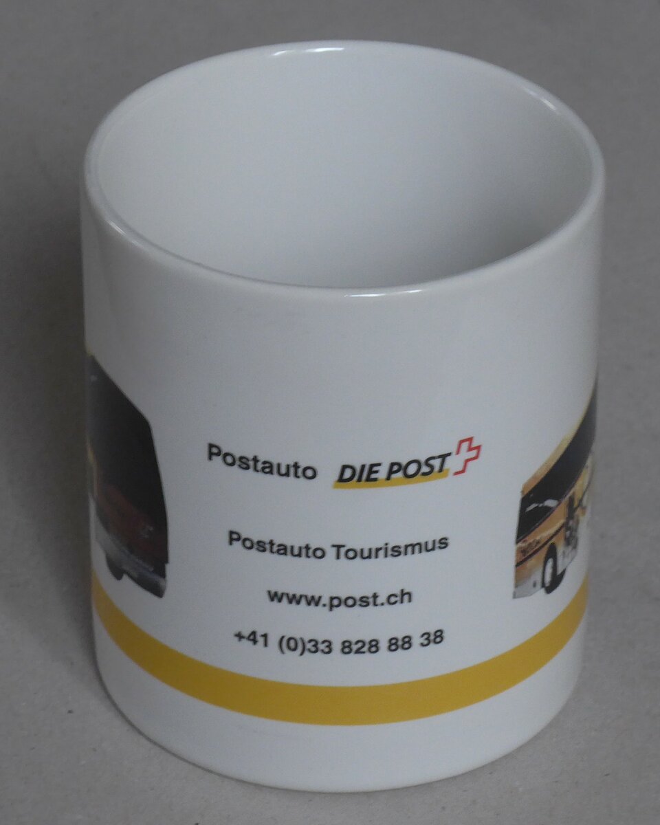 (226'817) - Tasse von Postauto Tourismus mit Postcar am 31. Juli 2021 in Thun