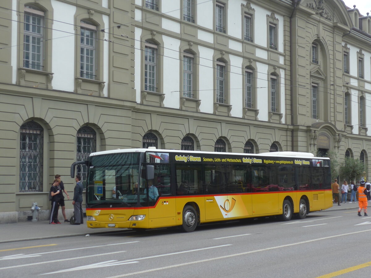 (227'063) - Engeloch, Riggisberg - Nr. 5/BE 447'403 - Mercedes (ex AVA Biel Nr. 3) am 7. August 2021 beim Bahnhof Bern