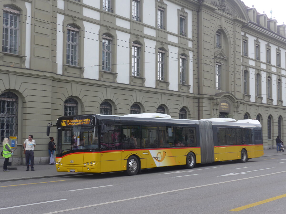 (227'078) - PostAuto Bern - Nr. 10'309/BE 820'681 - Solaris (ex Nr. 681) am 7. August 2021 beim Bahnhof Bern
