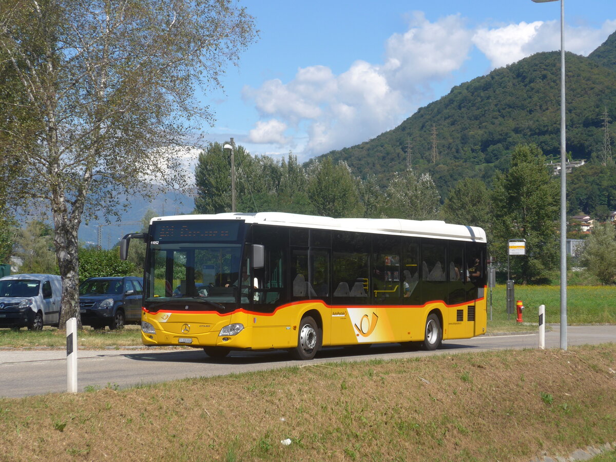(227'697) - AutoPostale Ticino - Nr. 556/TI 326'906 - Mercedes am 30. August 2021 in Barbengo, Sidema