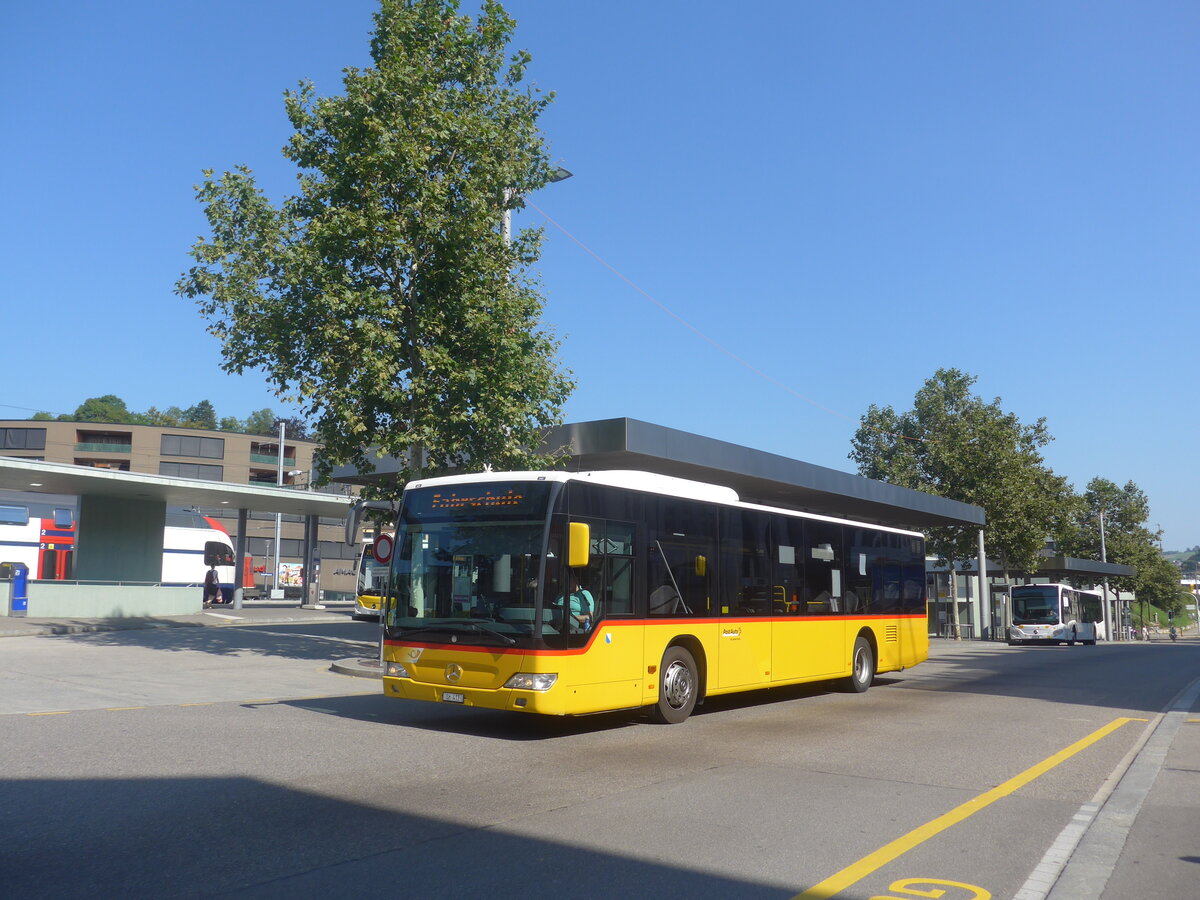 (227'749) - Rattin, Neuhausen - Nr. 284(12)/SH 412 - Mercedes am 4. September 2021 beim Bahnhof Schaffhausen
