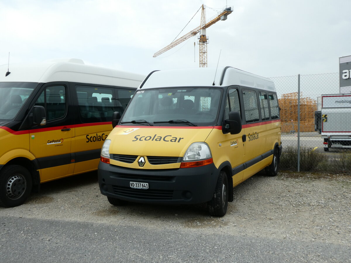 (228'263) - CarPostal Ouest - VD 337'641 - Renault am 25. September 2021 in Daillens, Planzer