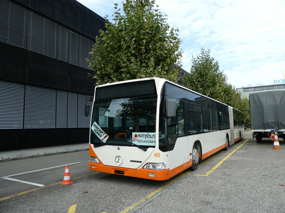 (228'300) - BSU Solothurn - Nr. 45 - Mercedes am 25. September 2021 in Biel, Rattinbus