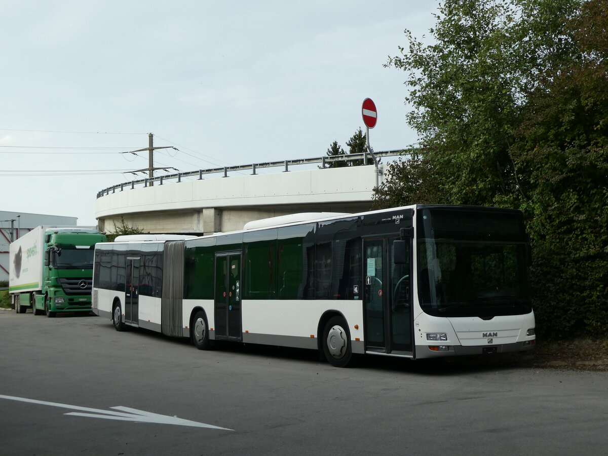(228'328) - Interbus, Yverdon - Nr. 204 - MAN (ex St. Gallerbus, St. Gallen Nr. 297) am 25. September 2021 in Kerzers, Interbus