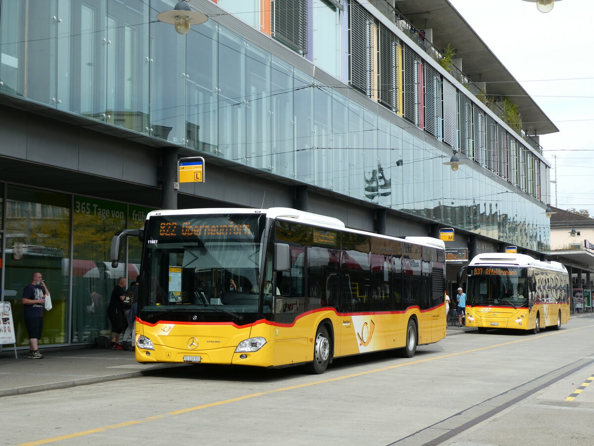 (228'477) - Rattin, Schlatt - TG 228'551 - Mercedes am 27. September 2021 beim Bahnhof Frauenfeld