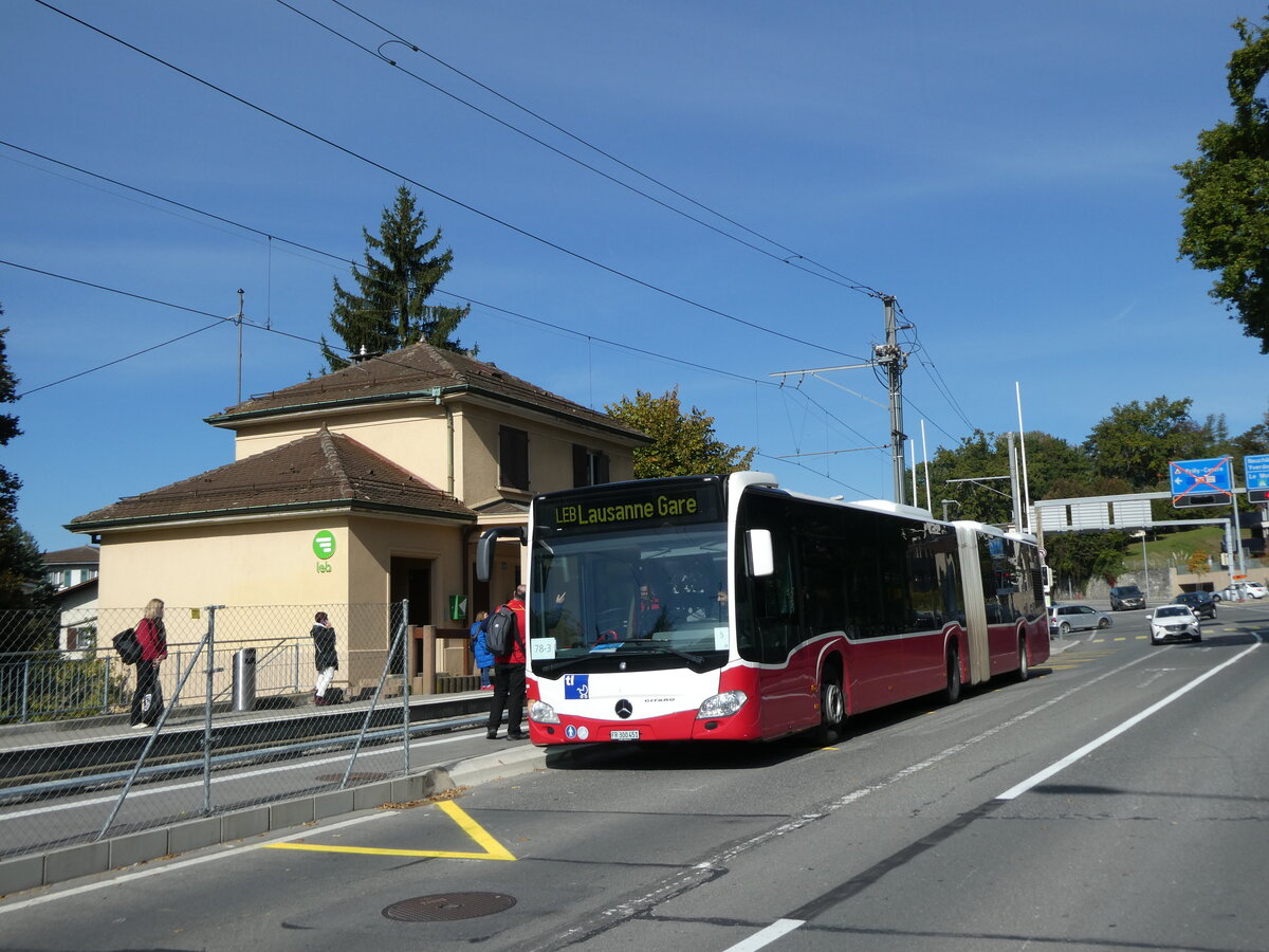 (228'823) - Intertours, Domdidier - FR 300'451 - Mercedes (ex A-Wien) am 11. Oktober 2021 in Prilly, Chasseur (Einsath TL)