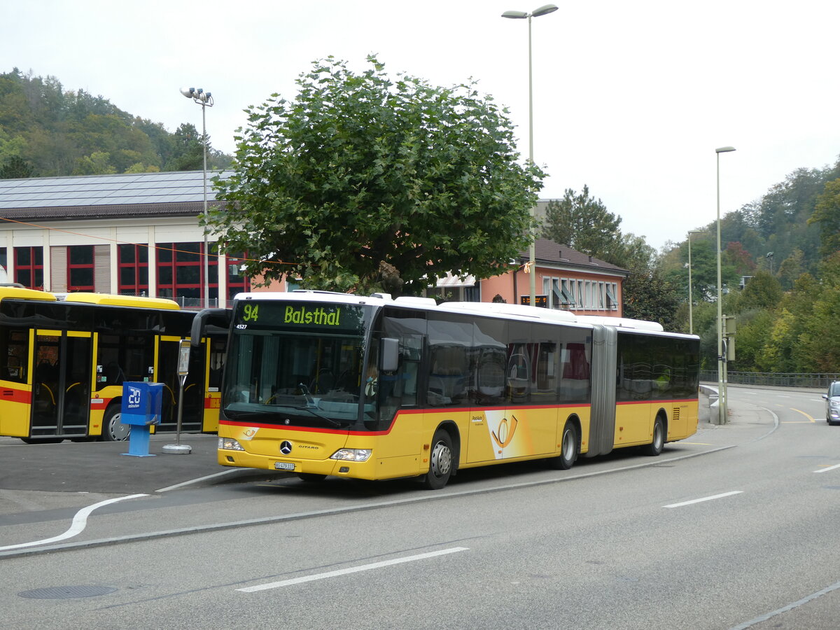 (228'980) - PostAuto Nordschweiz - AG 479'337 - Mercedes am 12. Oktober 2021 in Waldenburg, Station
