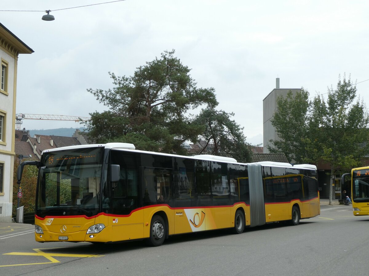 (228'991) - PostAuto Nordschweiz - SO 189'004 - Mercedes am 12. Oktober 2021 beim Bahnhof Liestal