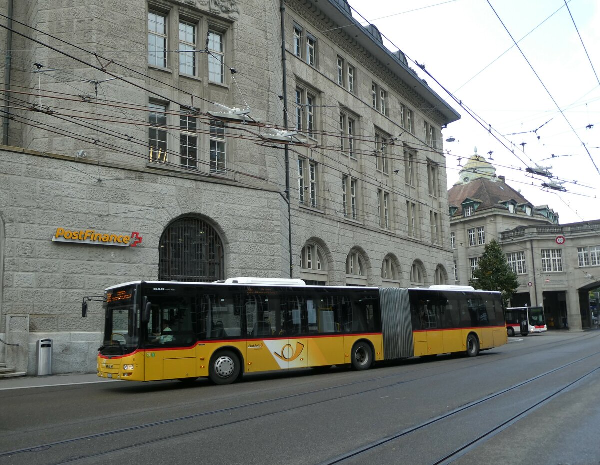 (229'038) - Eurobus, Arbon - Nr. 6/TG 38'838 - MAN am 13. Oktober 2021 beim Bahnhof St. Gallen