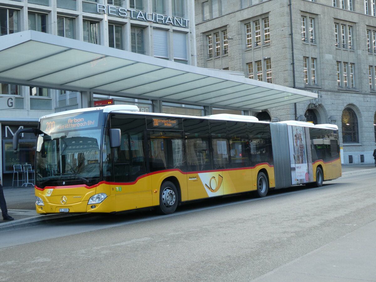 (229'080) - Eurobus, Arbon - Nr. 8/TG 18'880 - Mercedes am 13. Oktober 2021 beim Bahnhof St. Gallen