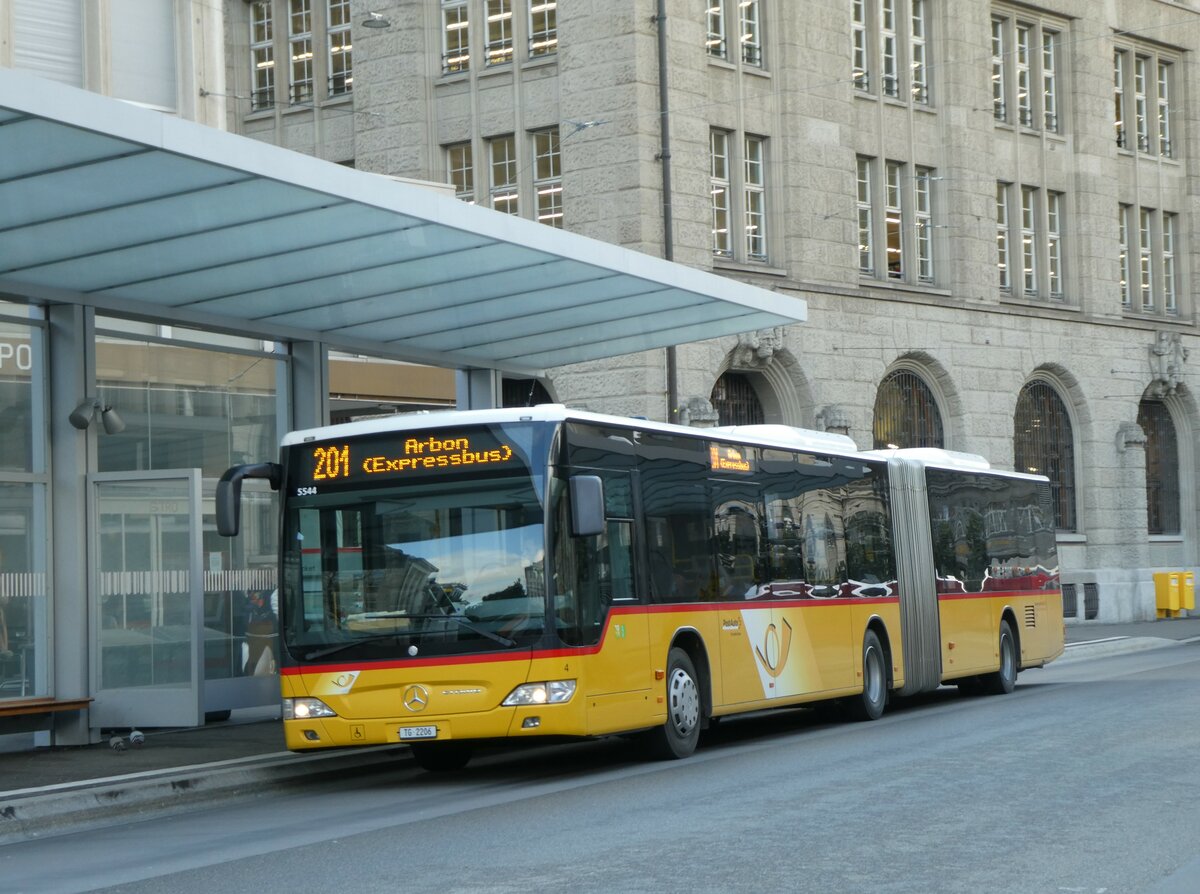 (229'099) - Eurobus, Arbon - Nr. 4/TG 2206 - Mercedes am 13. Oktober 2021 beim Bahnhof St. Gallen