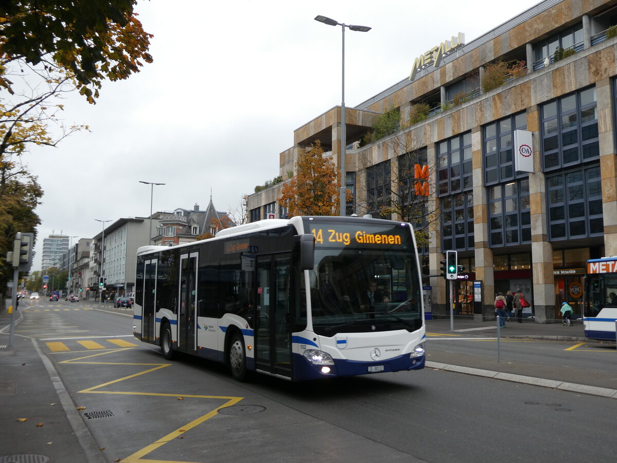 (229'606) - ZVB Zug - Nr. 132/ZG 88'132 - Mercedes am 22. Oktober 2021 in Zug, Metalli