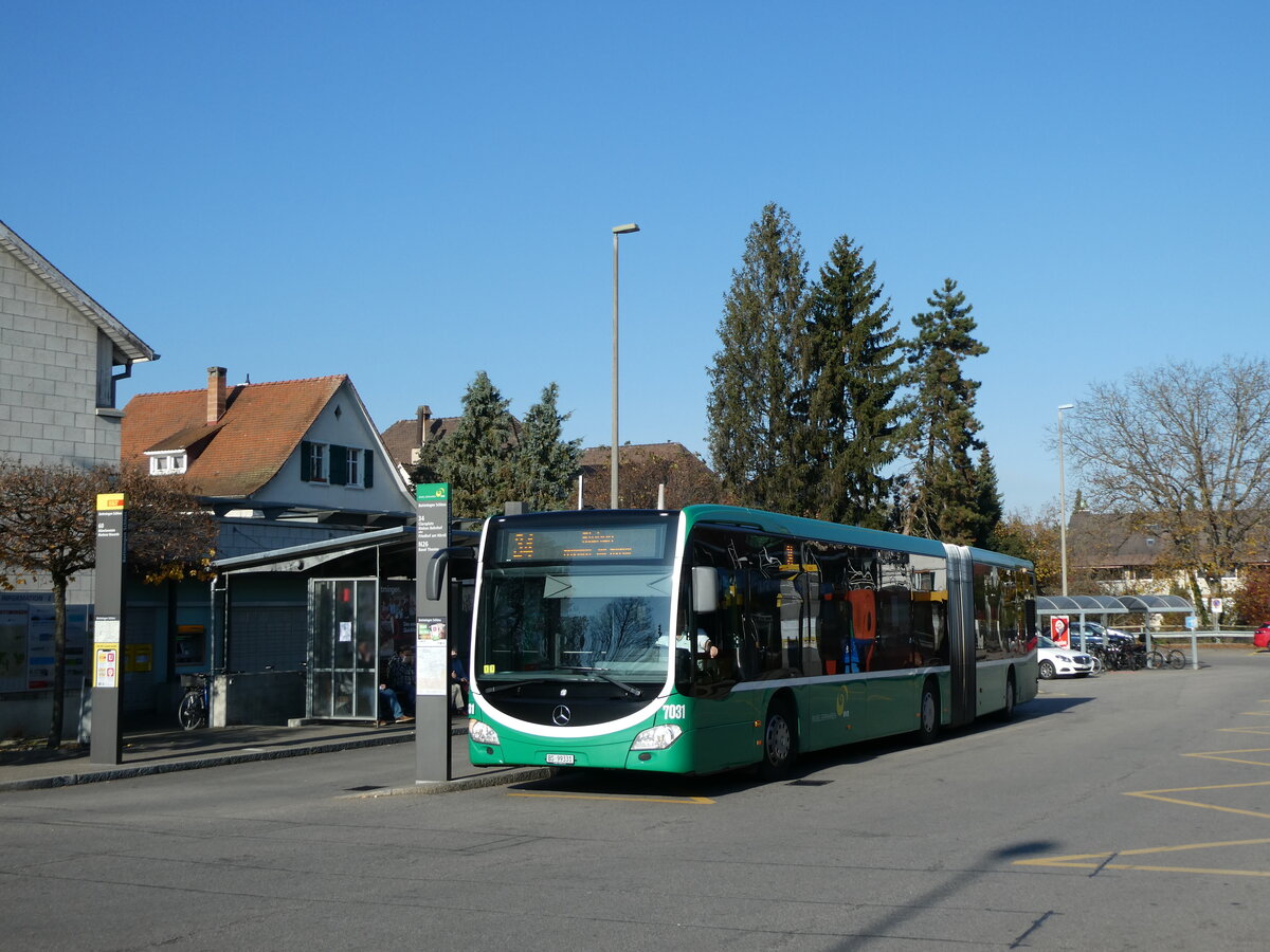 (230'239) - BVB Basel - Nr. 7031/BS 99'331 - Mercedes am 9. November 2021 in Bottmingen, Schloss