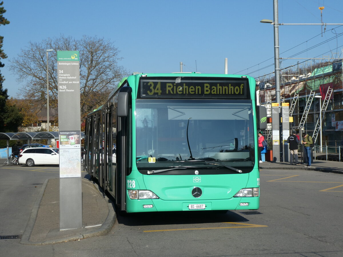 (230'241) - BVB Basel - Nr. 728/BS 6687 - Mercedes am 9. November 2021 in Bottmingen, Schloss