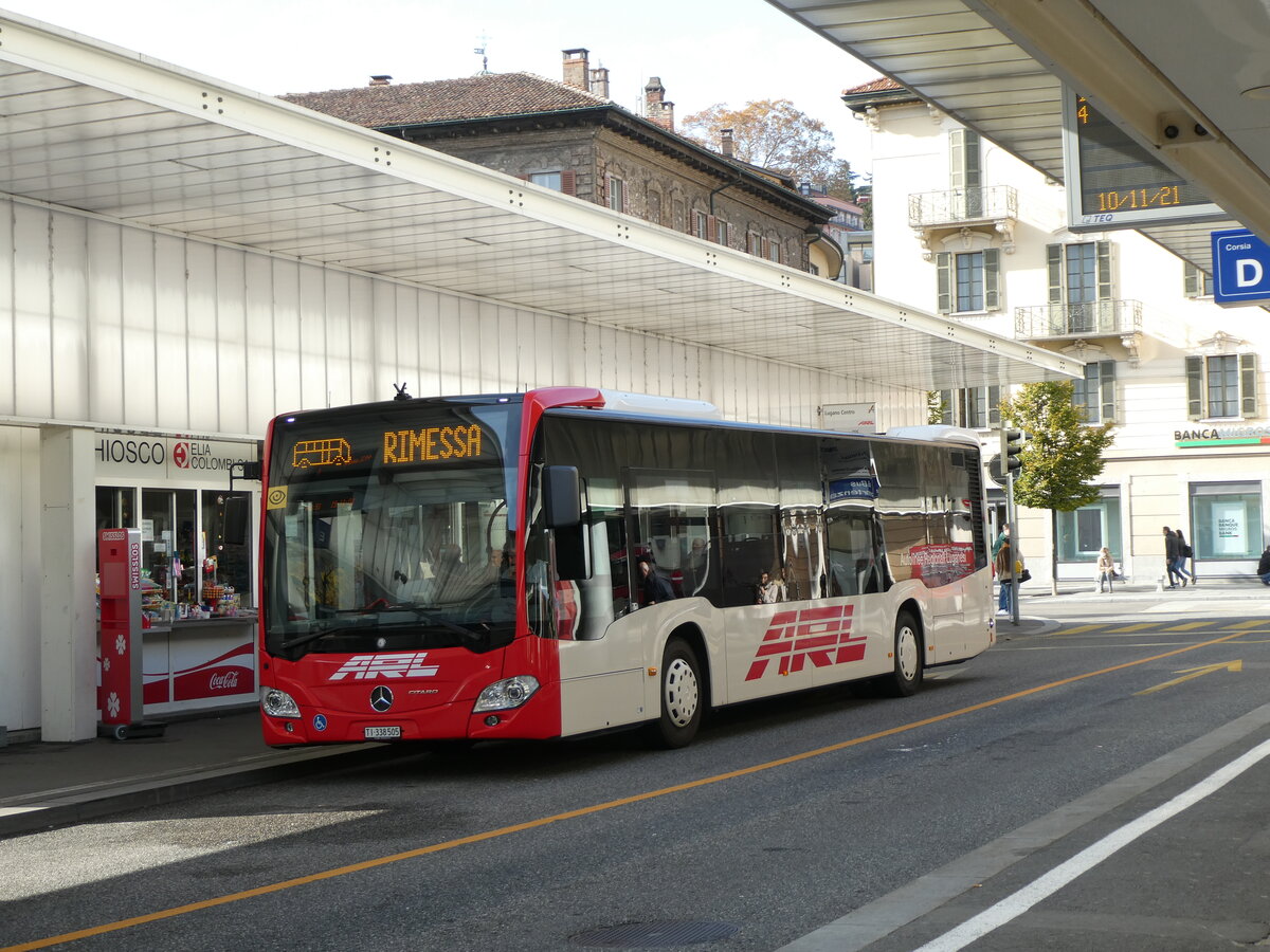 (230'402) - ARL Viganello - Nr. 5/TI 338'505 - Mercedes am 10. November 2021 in Lugano, Centro