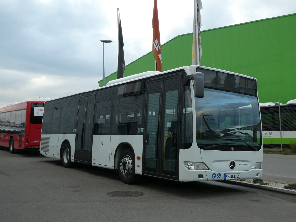 (230'714) - Aus Deutschland: Harzbus, Saarbrcken - SB-U 3201 - Mercedes (ex DRB Ingoldstadt) am 13. November 2021 in Kerzers, Interbus