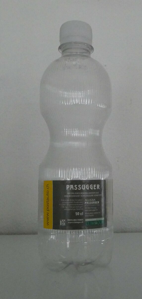 (230'915) - Passugger-Mineralwasser fr PostAuto Graubnden am 27. November 2021 in Thun