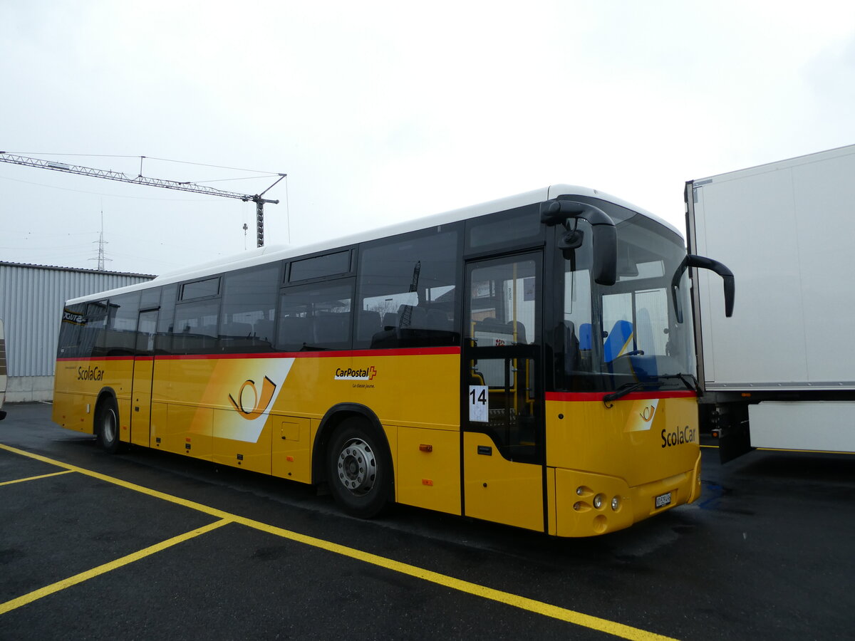 (231'023) - CarPostal Ouest - VD 529'496 - Temsa (ex TMR Martigny Nr. 134) am 28. November 2021 in Kerzers, Interbus