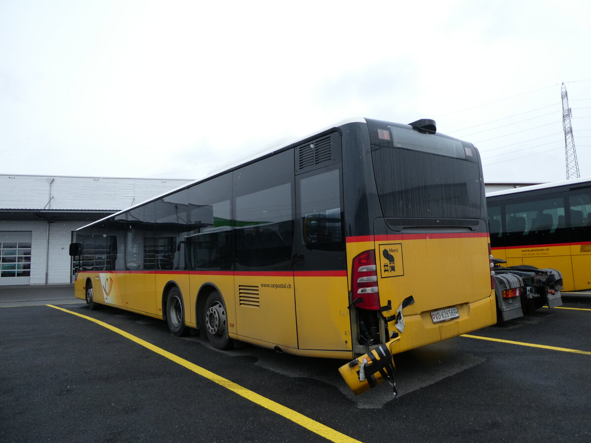 (231'025) - CarPostal Ouest - VD 626'569 - Mercedes (ex Nr. 71; ex Stucki, Porrentruy Nr 10) am 28. November 2021 in Kerzers, Interbus